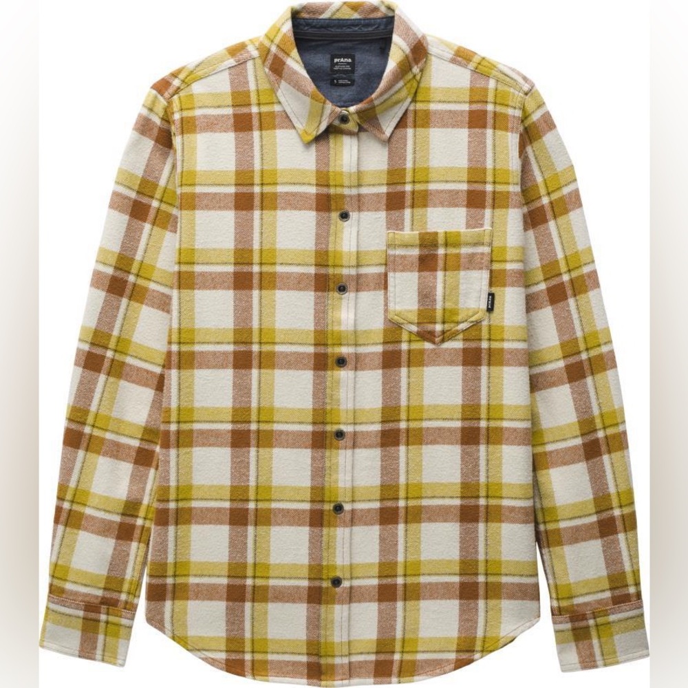 Prana
Golden Canyon Flannel in Sweet Cream - Womens